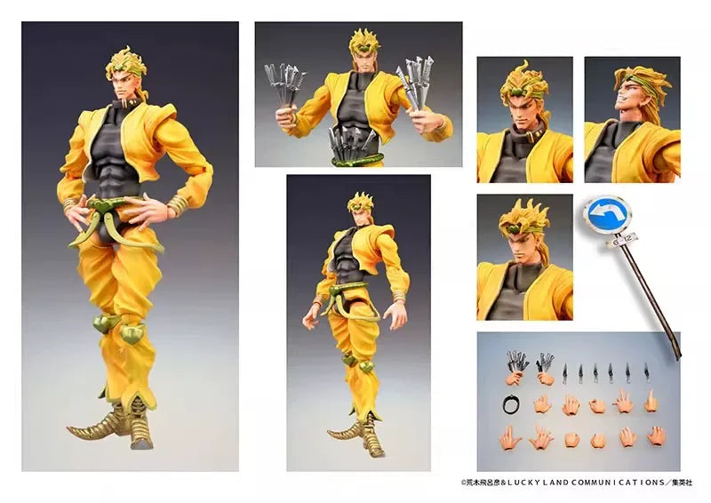 Medicos Jojos Bizarre Adventure Actionfigur Jotaro Kujo Star Platinum Dio Brando Anime Modell Heimdeko Geburtstagsgeschenk für Jungen