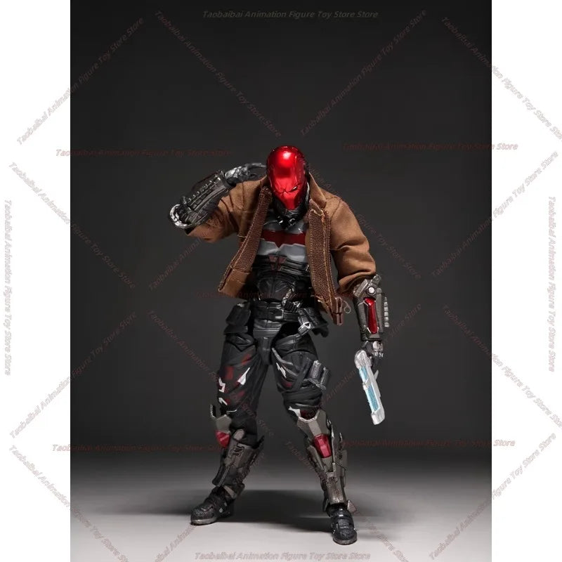Red Hood Cyberpunk Style Jacket 1/12 Diy Self-modified DC Ready Stock