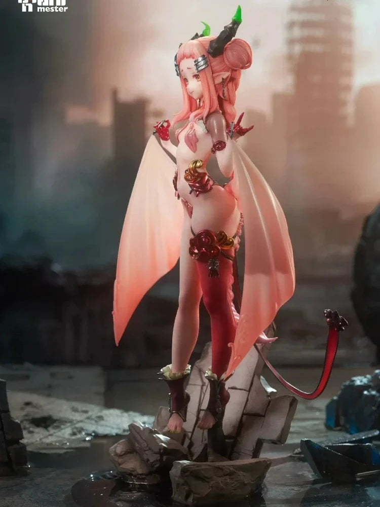 AniMester Little Succubus Yayako 1/7 Anime Action Figure Model Collectible Decor Desktop Ornament Cute & Blazing Toy Gift