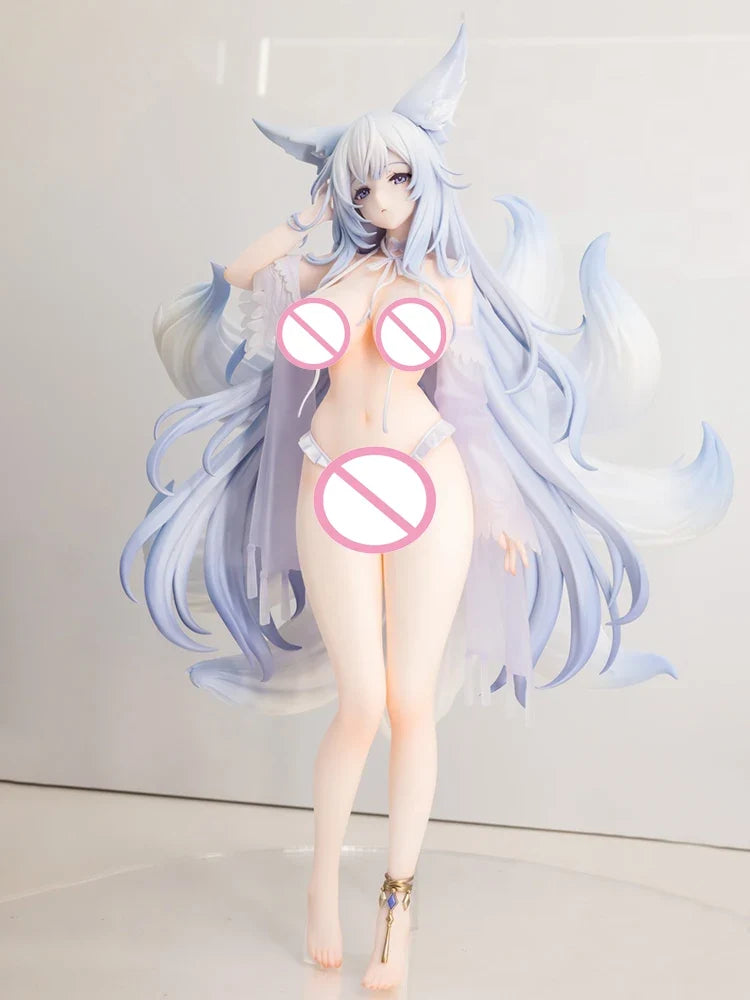 AniGame Azur Lane Shinano Hakuryu 1/6 Scale Anime Figure White Sand Dream Swimsuit Ver Collectible Display Model For Anime Fans