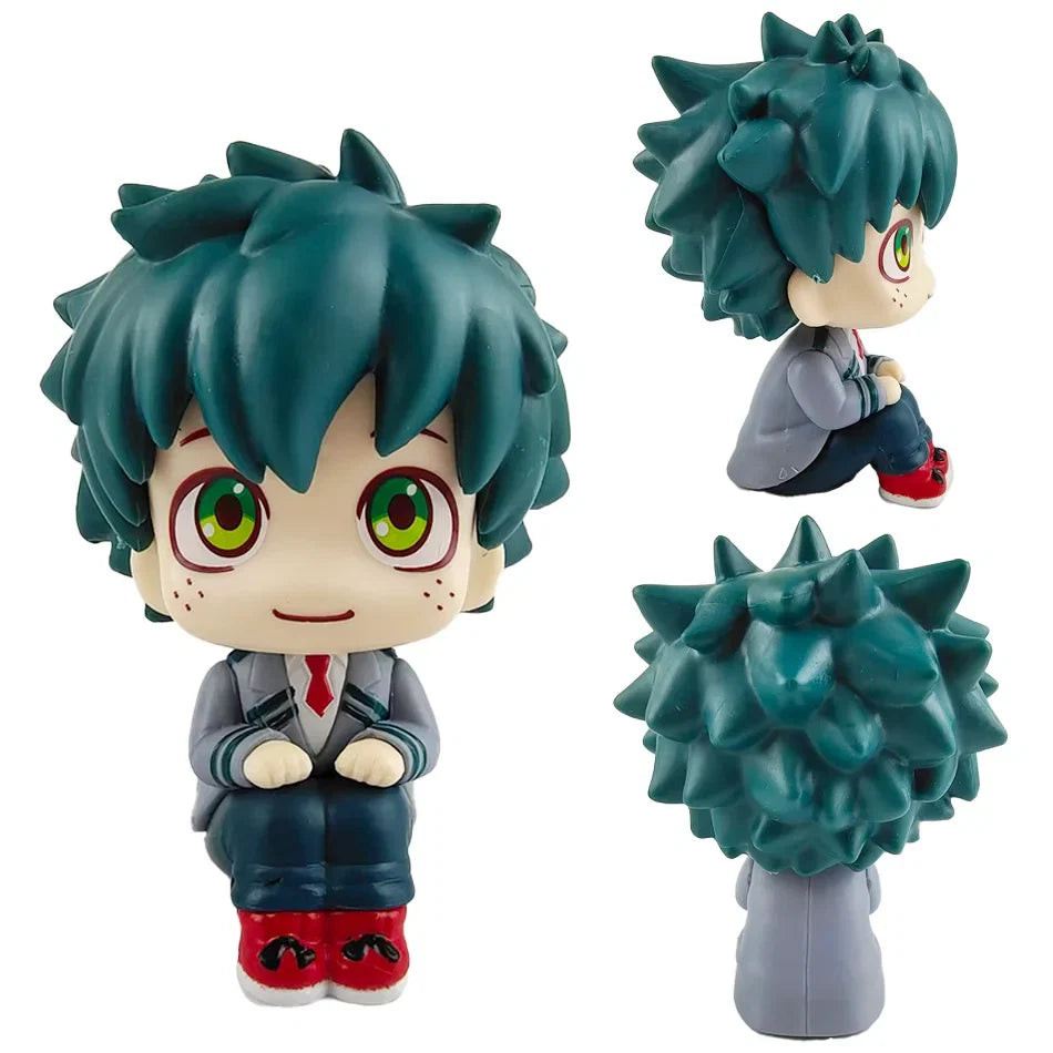 10cm Boku no Hero Academia Anime Figure Midoriya Izuku Action Figure Bakugo Katsuki/Todoroki Shoto Figurine PVC Collection Toys