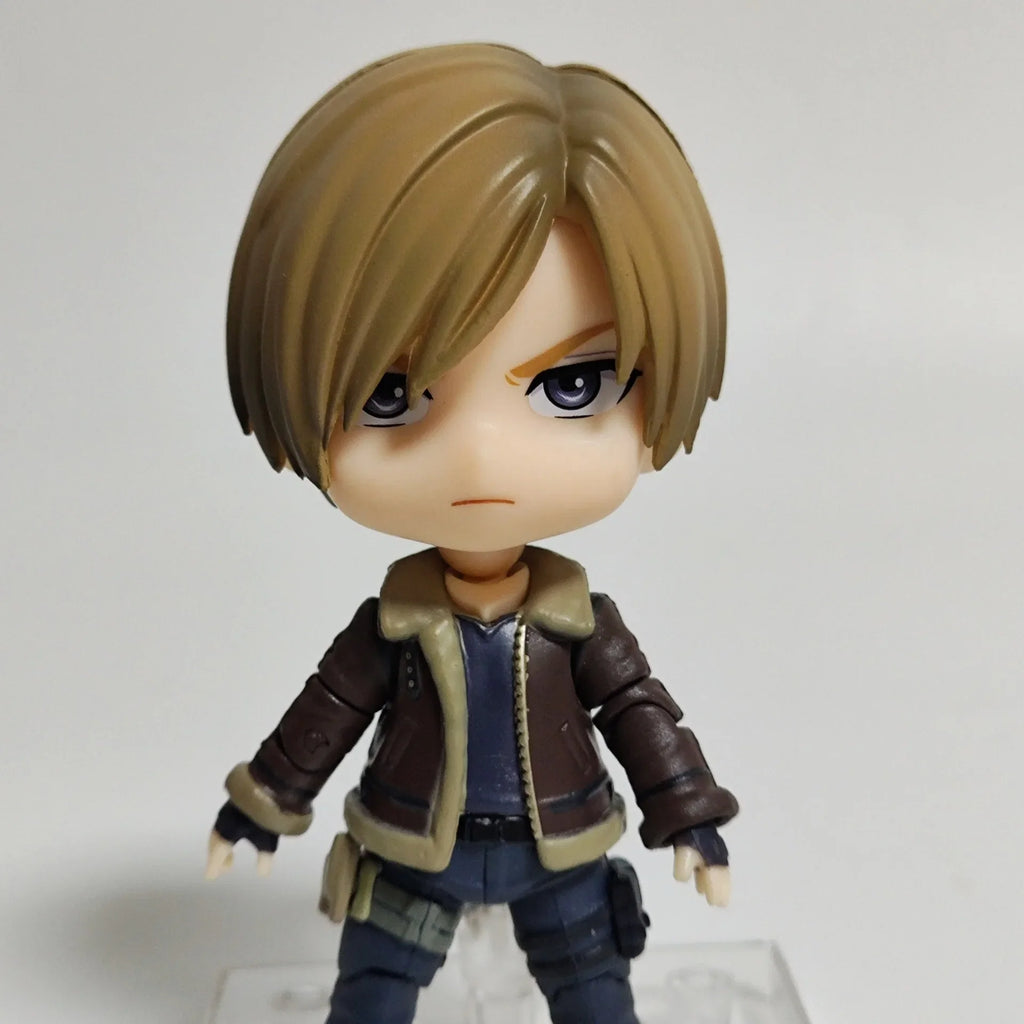 10cm In Stock Resident Evil 4 Remake #2337 Leon S. Kennedy Q Version Action Anime Pvc Model Movable Model Doll Set Toy Gift