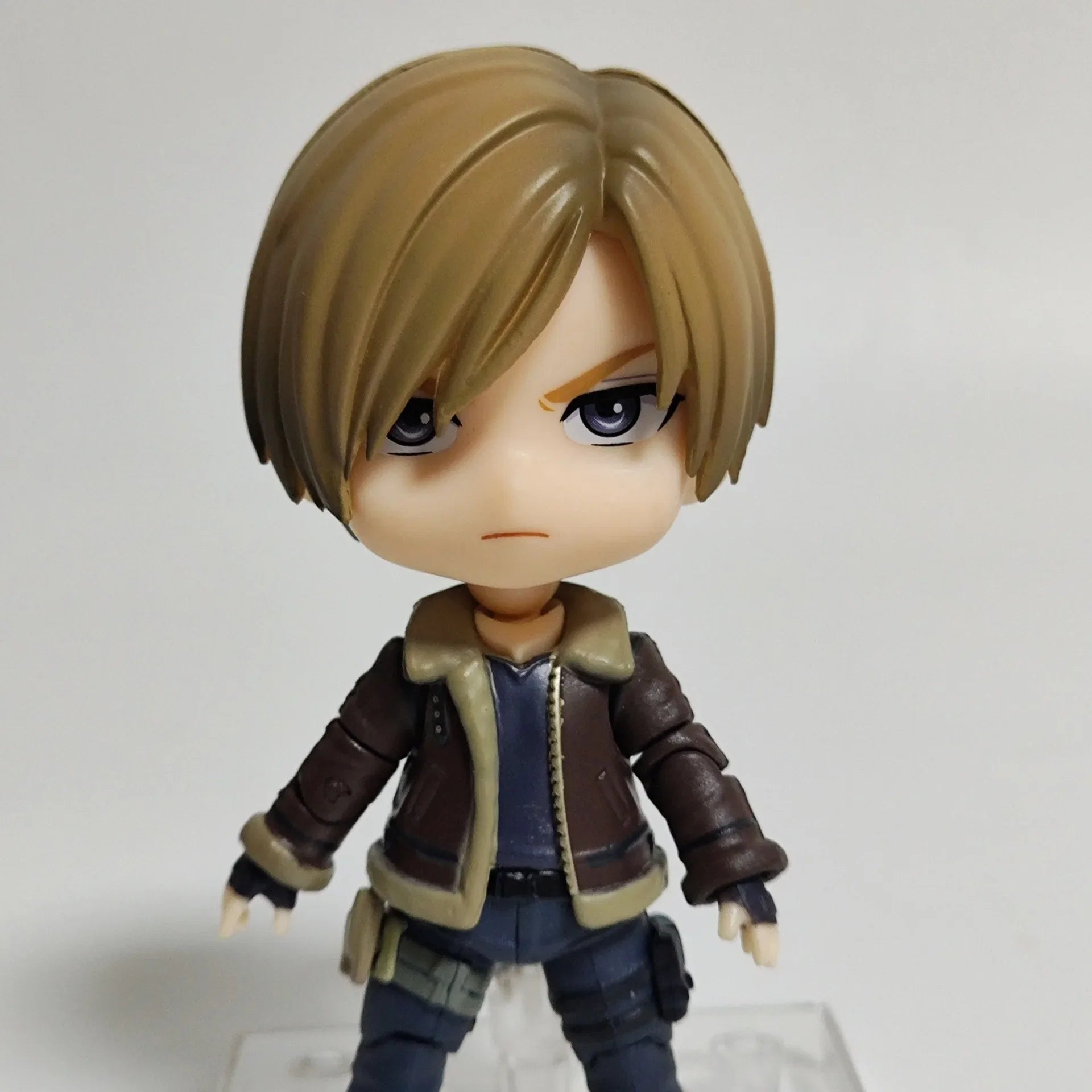 10cm In Stock Resident Evil 4 Remake #2337 Leon S. Kennedy Q Version Action Anime Pvc Model Movable Model Doll Set Toy Gift