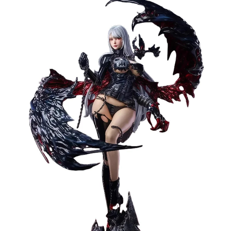 48cm Lady Devimon Digimon Anime Gk Figure Painted Collectible Statue Desk Setup Pc Case Ornament Gift For Anime Fans