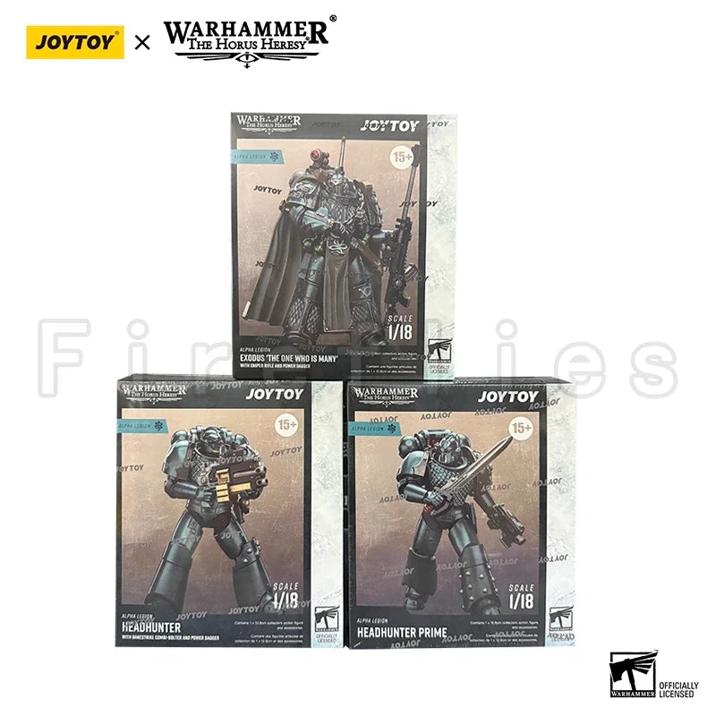 1/18 JOYTOY Action Figure The Horus Heresy Alpha Legion Exodus Headhunter Anime Toy