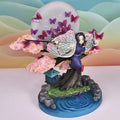 31cm Demon Slayer: Kimetsu No Yaiba Figure Kochou Shinobu Anime Collectible Model Desktop Decorations Holiday Gifts Kids Toys