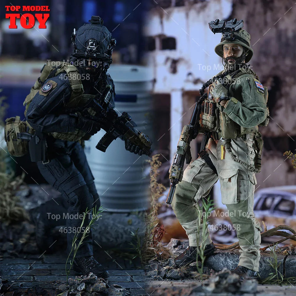 mini times toys M050 1/6 Britischer Special Air Service Scharfschütze 12 Zoll männliche Soldat Actionfigur Komplettset für Sammler