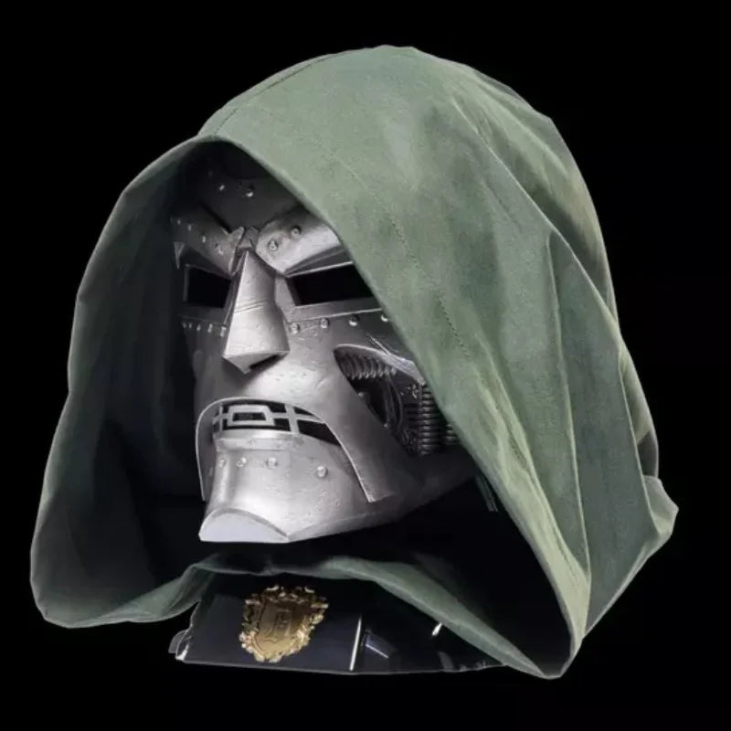 New Marvel Series Anime Figure Premium Roleplay Helmet 1:1 Scale Restore Doctor Doom Mask Collectible Gear Perfect Gift For Fans