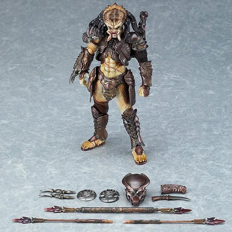 16cm Predator 2 Figma SP-109 Sci-Fi Hunter Action Figure Articulated Movie Character Model Toy With Bio-Mask Ornament Boy Gifts