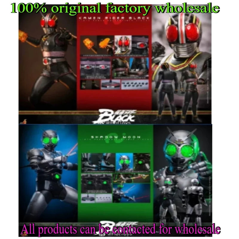In Stock Brand New Original HotToys HT TMS158 TMS-159 1/6 Kamen Rider Black Sun Shadow Moon Locusts Mobile Doll Collection Gifts