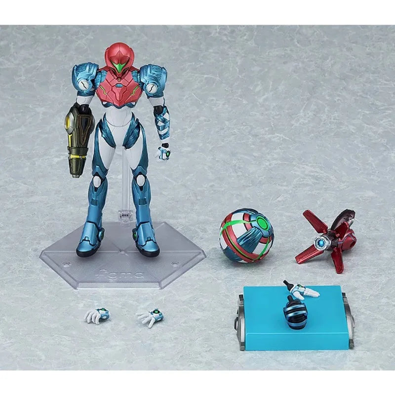 Original Max Factory Figma 600 Metroid Dread Samus Aran Action Figure Dread Ver. Game Nintendo Switch Assembly Boxed Mode Toys