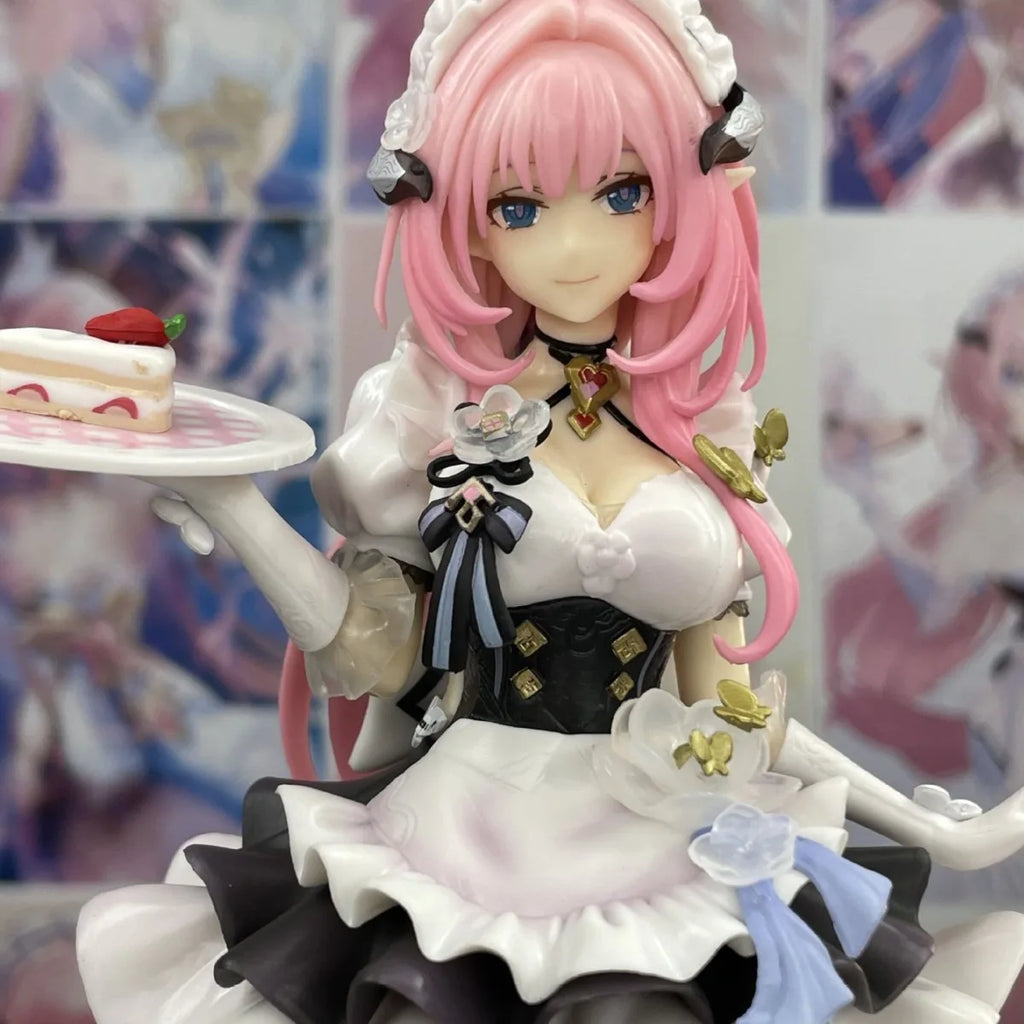Pink Sweetheart Maid Cartoon Figure - Dessert Theme Collection Model for Kawaii Room Decor & Gift