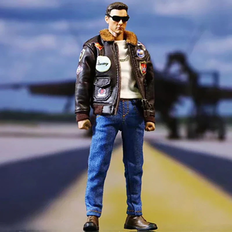 MR. FIGURE X 90S MRF90S-001 1/12 Maßstab Männlicher Soldat der Major der Luftwaffe Tom Cruise Model 6'' Komplettes Set Actionfigur Puppe