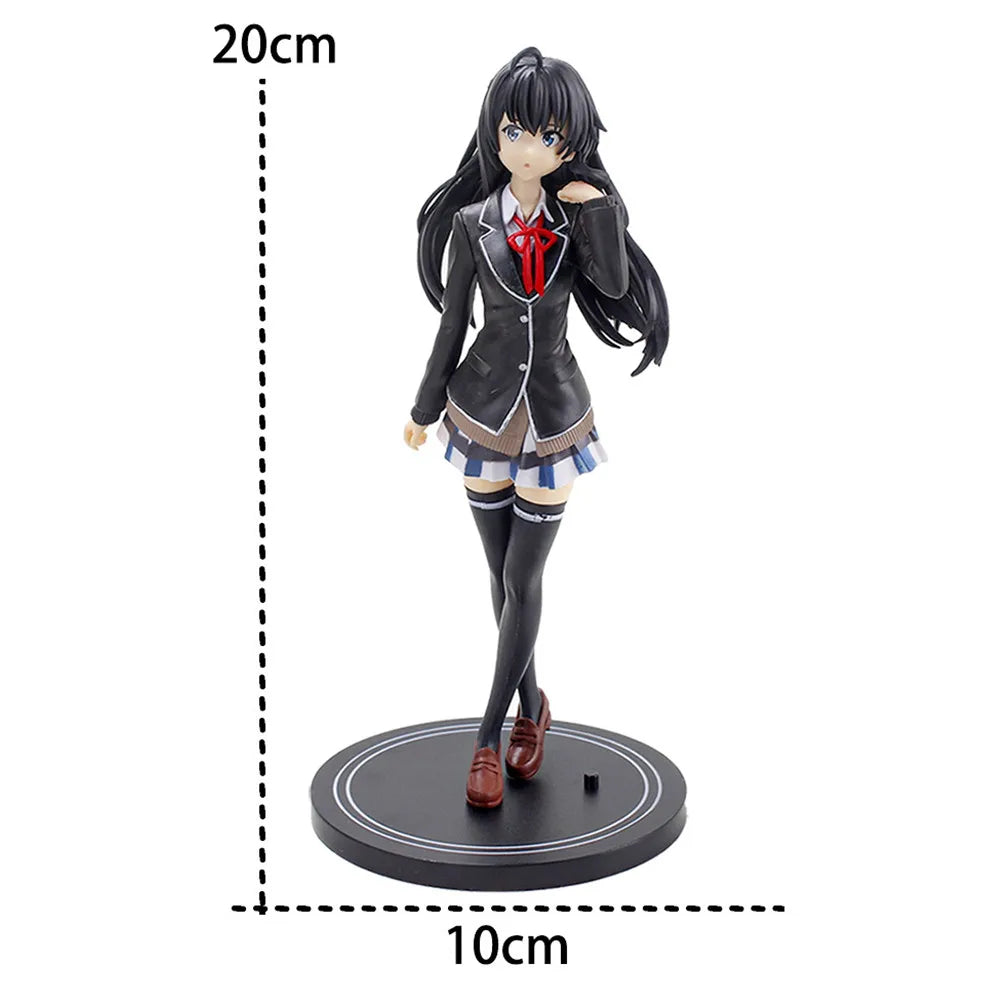 Japan New 24cm Yosuga no Sora Figure PVC Action Anime Doll Model Toys cute white suspender skirt Figure for girl gift