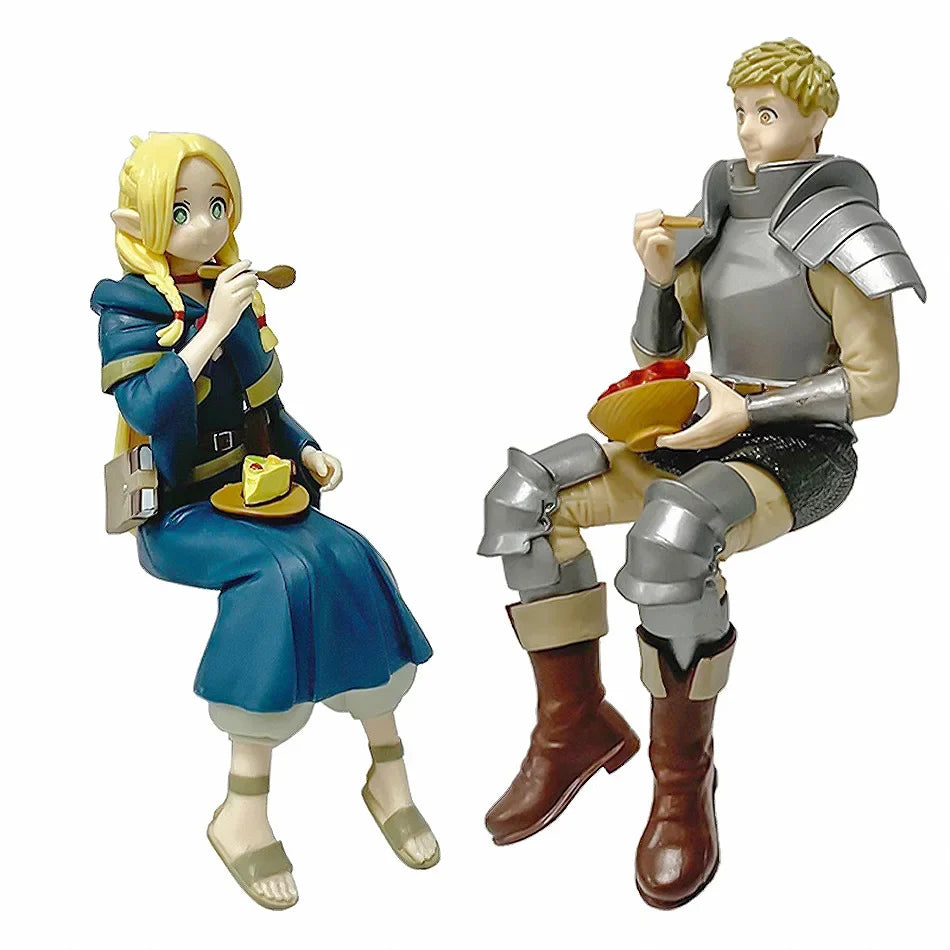 Delicious In The Dungeon Marcil Donato Anime Girl Statue Dungeon Food Leo Stouten Action Figure Model Sitting Doll Toy Gift