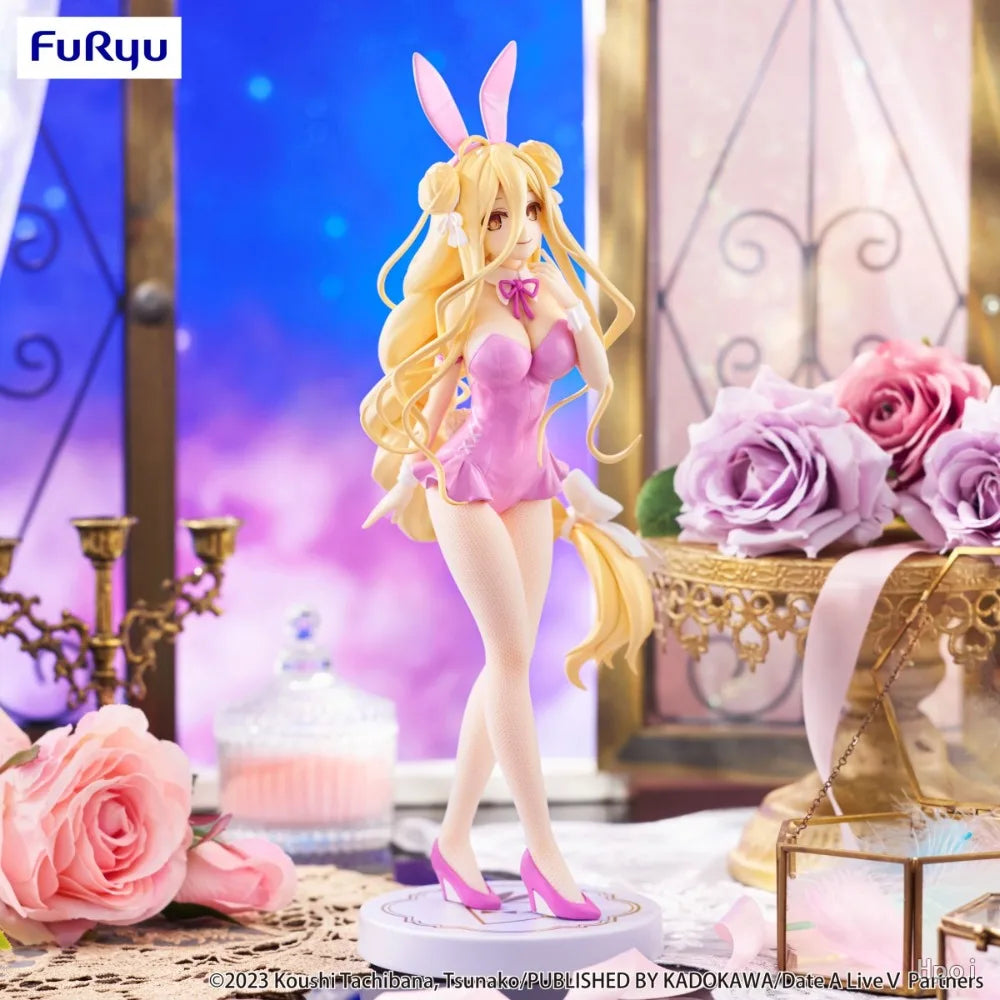 In Stock FuRyu Original Genuine Anime DATE ALIVE IV BiCute Bunnies Figure Hoshimiya Mukuro Pink Ver. 27cm Model Toy Figures Gift