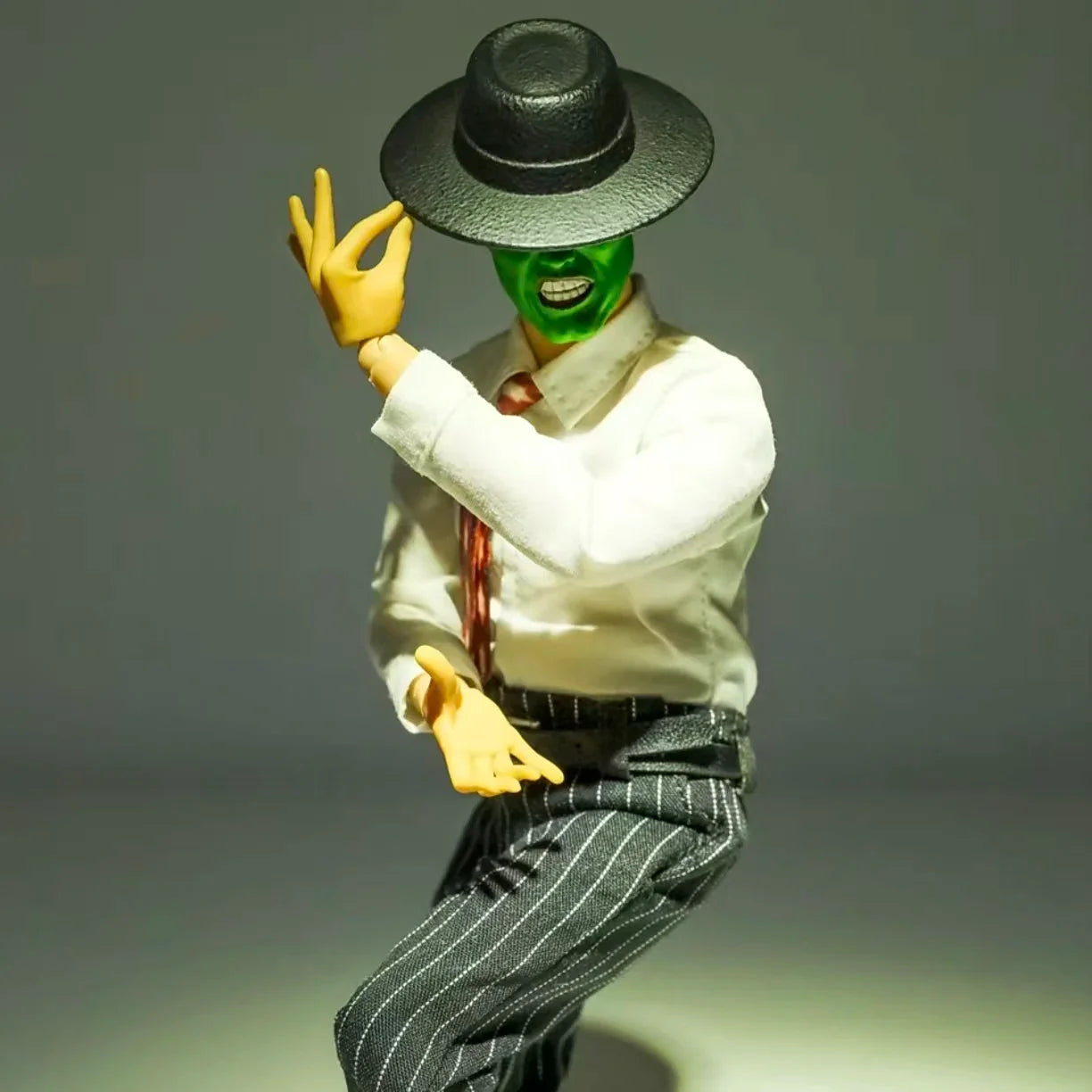 Hot Actionfigur Die Maske Maßstab 1:12 Lr009a Lr009b Jim Carrey Charakter Bewegliches Modell Sammlerstück Geschenk für Fans Ornament