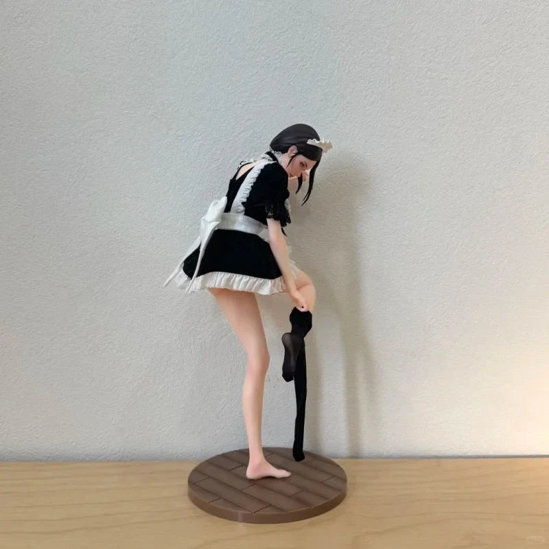 Original In Stock  Bearpanda 1/6 Anime Figure She Is Real Maid Figurine Modle Hyper-Realistic Statue Desk Decor Toys Boys Gifts
