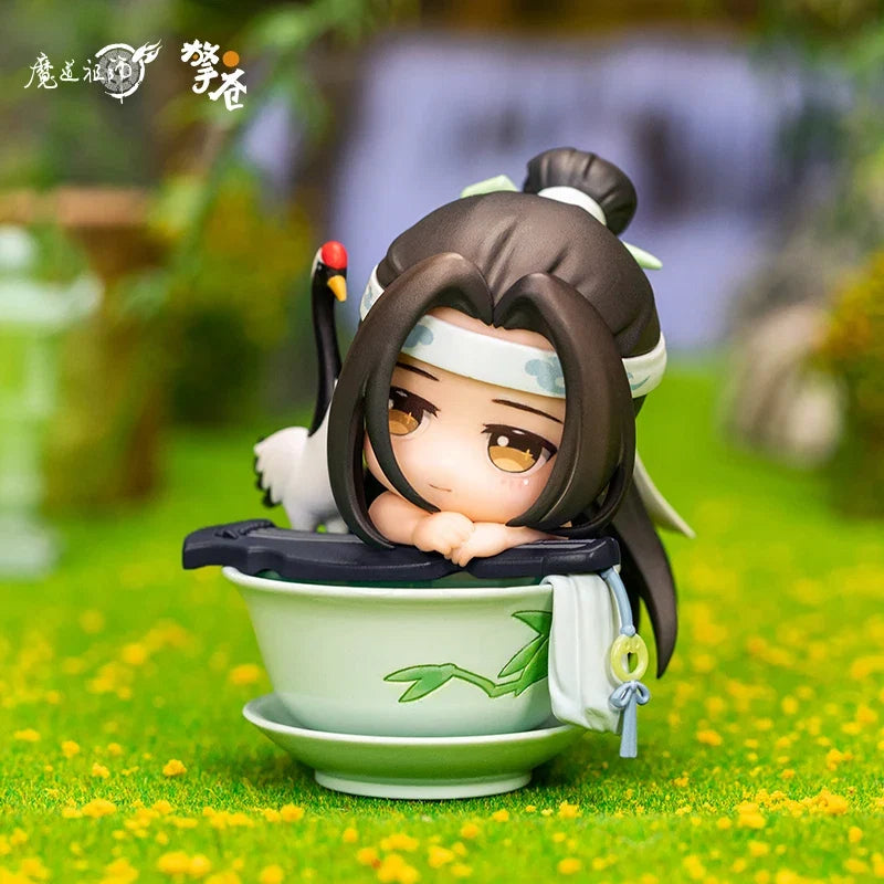 Mo Dao Zu Shi Wei Wuxian Lan Wangji Action Figure Collection Model Doll Anime Cosplay Toy Colletible Figurals Christmas Gift 7cm