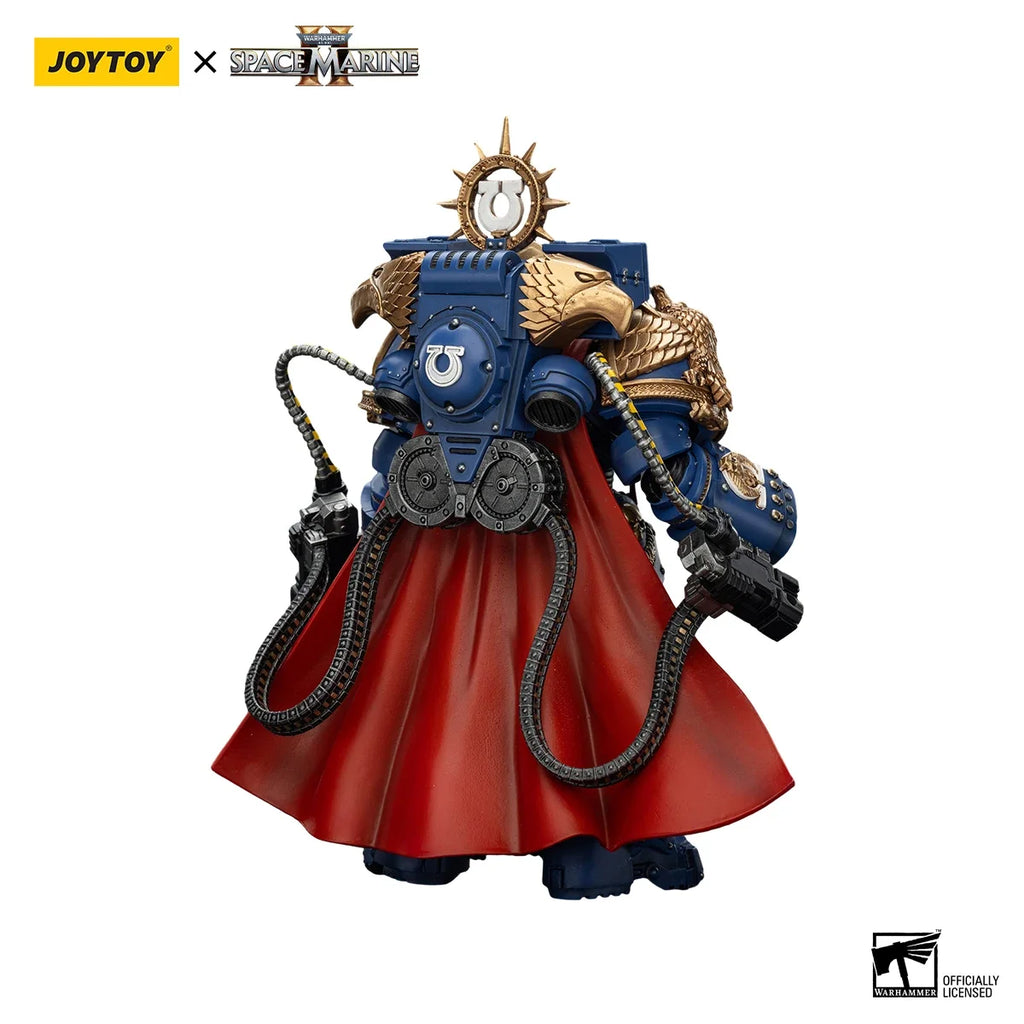 JOYTOY Warhammer 40k 1/18 Action Figures Ultramarines Marneus Calgar, Chapter Master with MKX Gravis Armour and Gauntlets