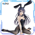 In Stock TAITO Original Genuine Seishun Buta Yarou Wa Odekake Sister No Yume O Minai Sakurajima Mai Bunny Ver 15cm Model Figures