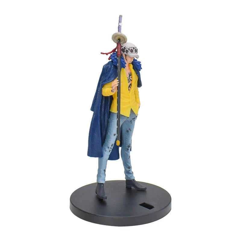 Hot 18cm/7.1nch Anime Figure One Piece DXF Wano Country Trafalgar Law PVC Collection Model Dolls Toy For Gift 18cm