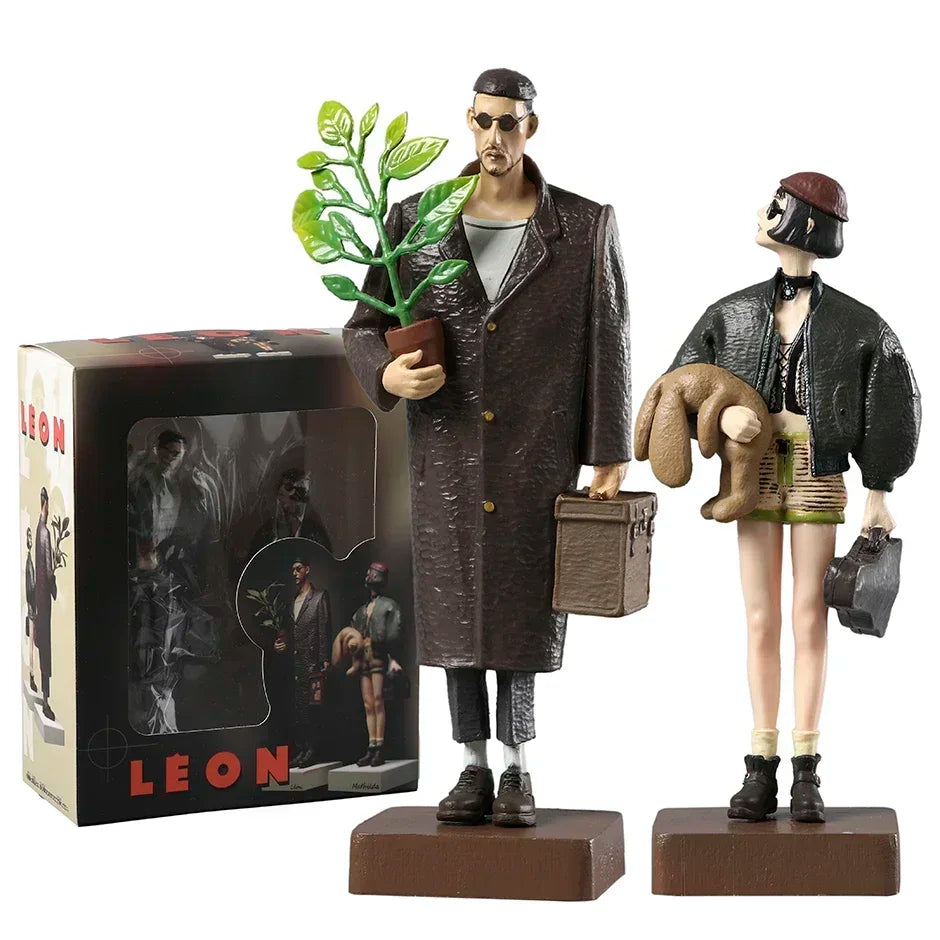 2-pack The Professional Leon Mathilda Figure Figurine Collection Model Doll Toy 14-16cm