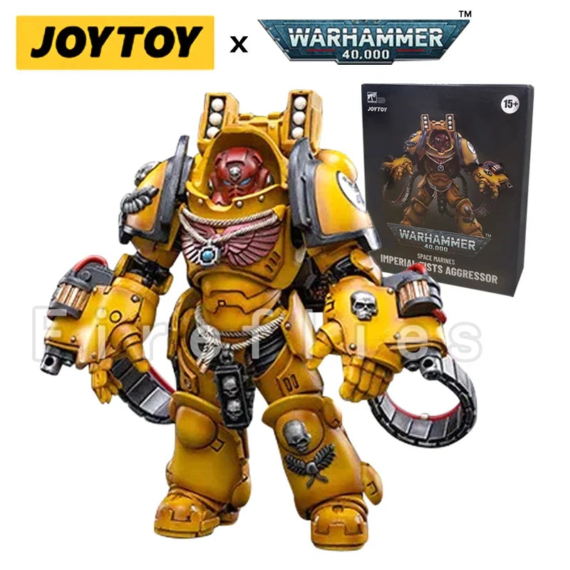 1/18 JOYTOY Action Figure (4PCS/SET) 40K Fists Intercessors Anime Collection Model Toy