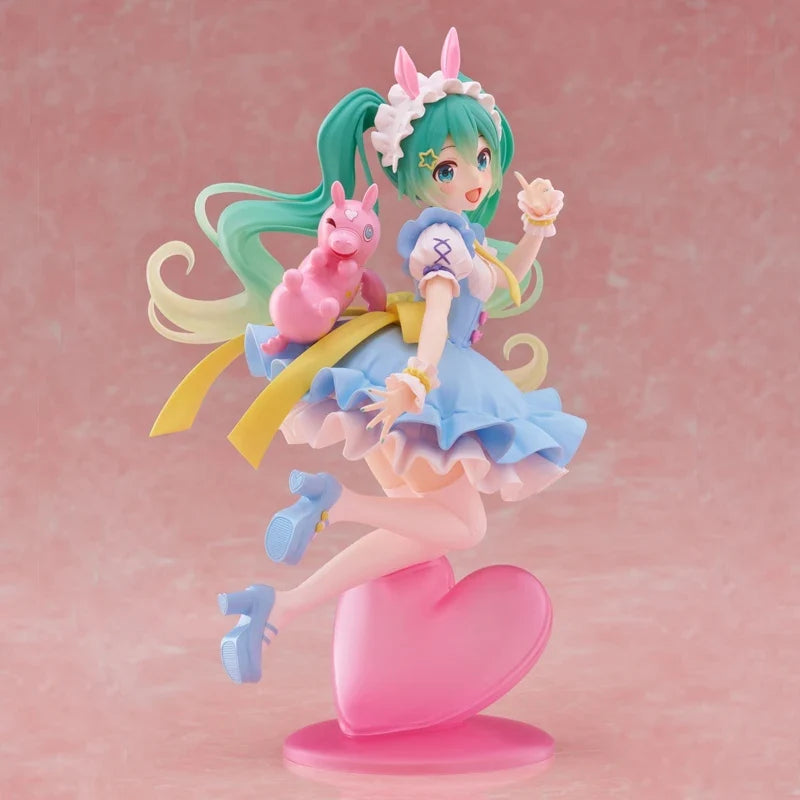In Stock Gift Original Genuine Bandai Namco Banpresto Hatsune Miku X Rody Amp Fairy Tale Ver. Pvc Anime Figurine Collections Toy