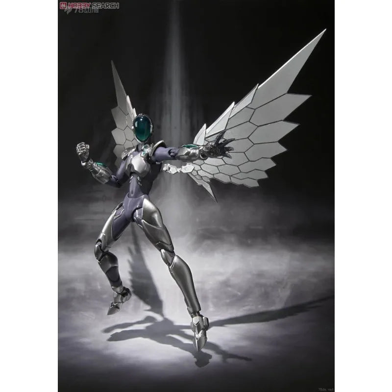 BANDAI Original S.H.Figuarts Series Silver Crow Anime Action Figure Model Toys Movable Model Ornaments Gifts for Boys