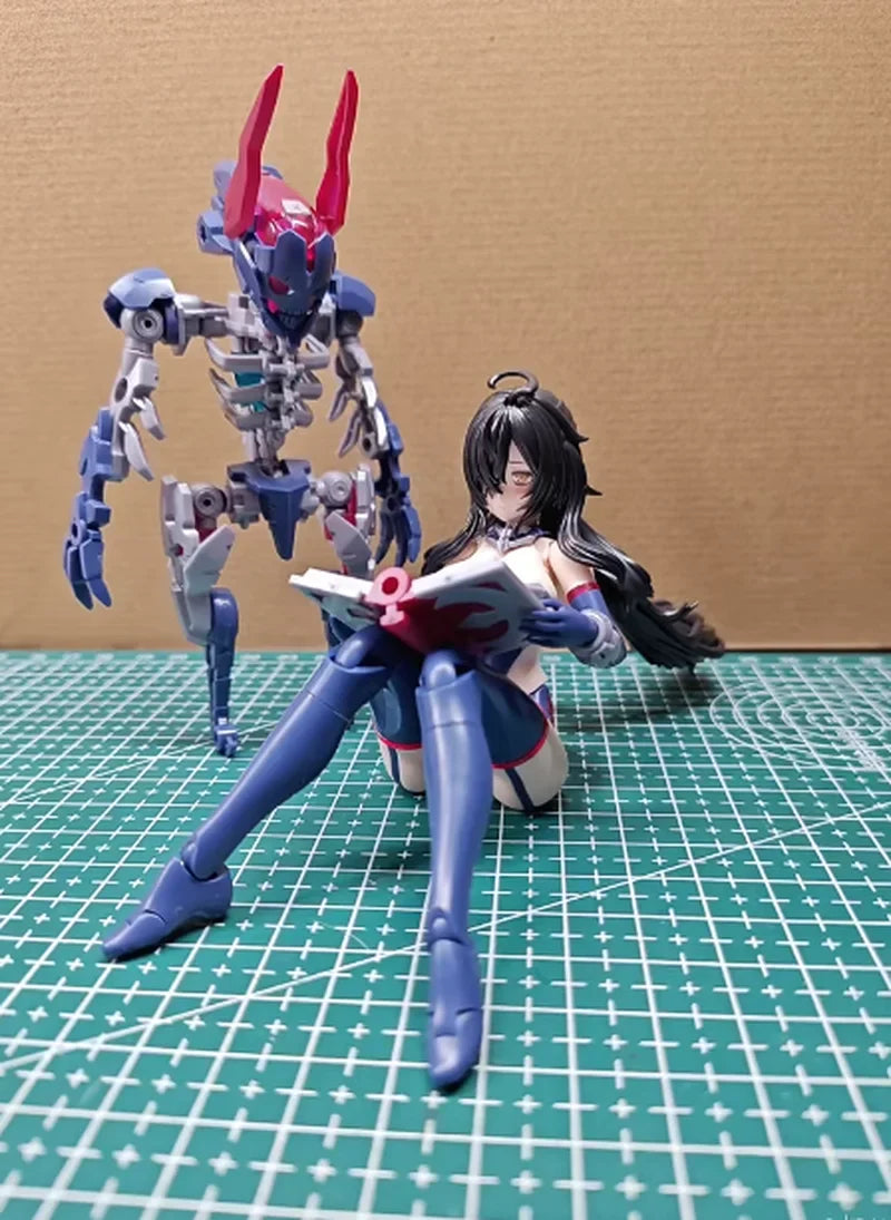 Kotobukiya Original Megami Device Kp702 Auv Tsukuyomi Regalia Action Figure Collection Model Ornaments Toys Gifts For Children