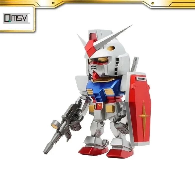 BANDAI NAMCO BNTSH QMSV RX-78-2 GUNDAM METALLIC COLOR VERSION 20CM MOBILE SUIT Gunpla Model Kit Action Figure Limited 600 pieces