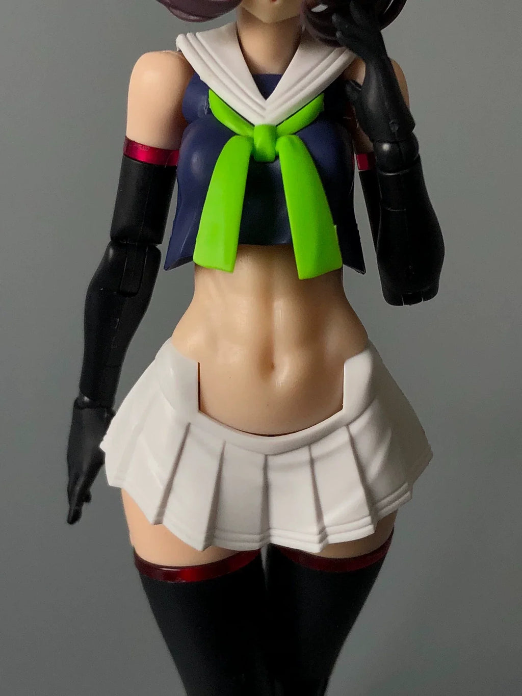 【No Figure】1/12 Female Kotobukiya Gunner Tank Muscular Replacement Parts Accessories For 6in Action Figure Toys ﻿For DIY