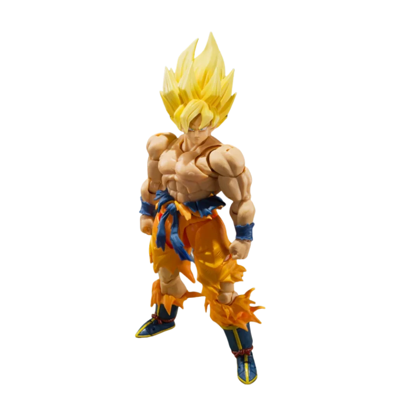 Genuine Bandai Dragon Ball SHF Son Goku Legendary Super Saiyan (best Selection) Anime Action Figures Model Toys Gift for Kids