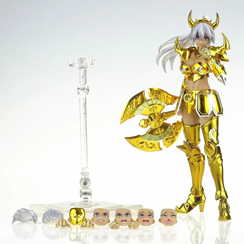 Great Toys/GT Saint Seiya Myth Cloth EX Taurus Erica Holy Contract Female Zodiac Knights of Action Figure Model In Stock