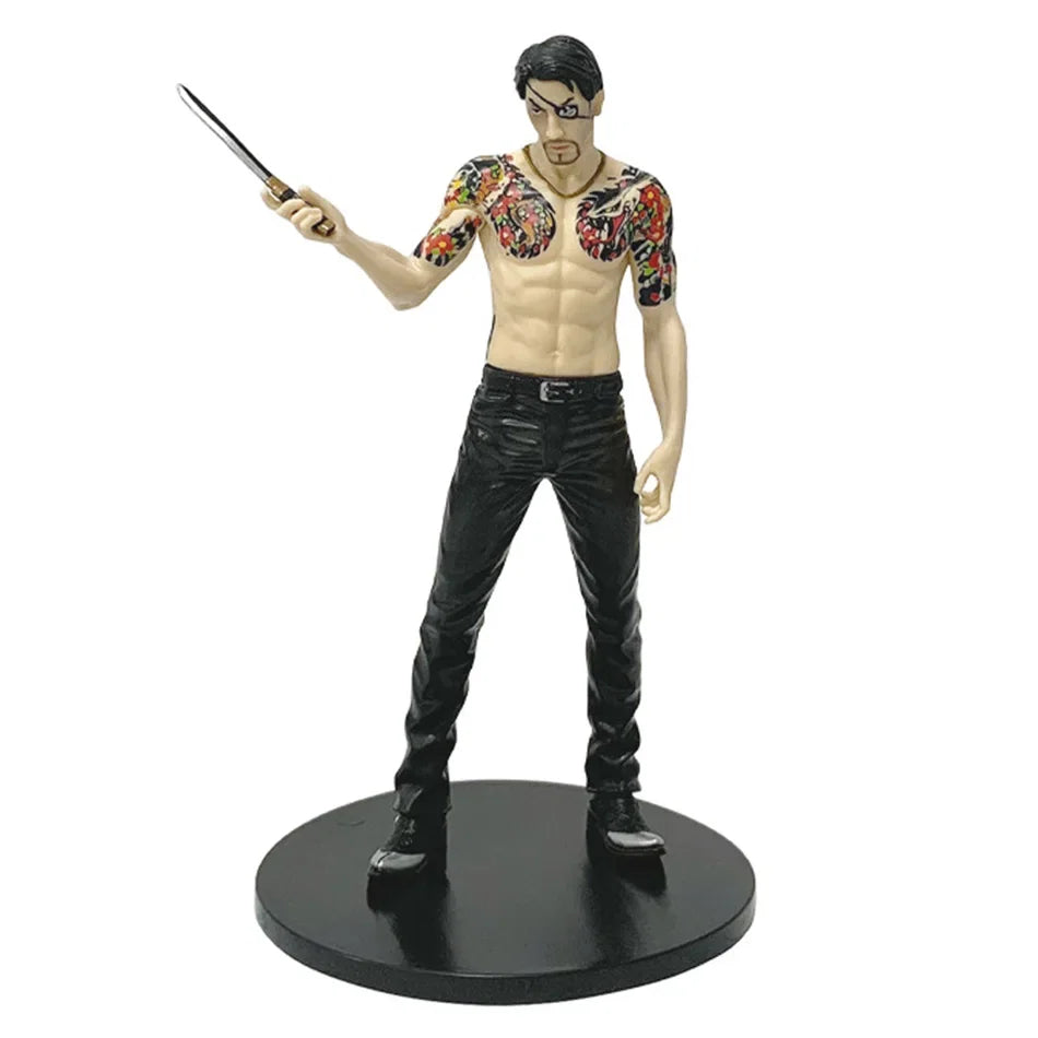 In-Stock 17cm Yakuza Series Goro Majima Anime Action Figure (PVC Material) - Collectible Model Toy, Halloween Gift