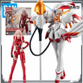 Bandai Original S.H.Figuarts Strelizia & ZERO TWO The 5th Anniversary Anime Figures Toys for Boys Christmas Gift Model Ornaments