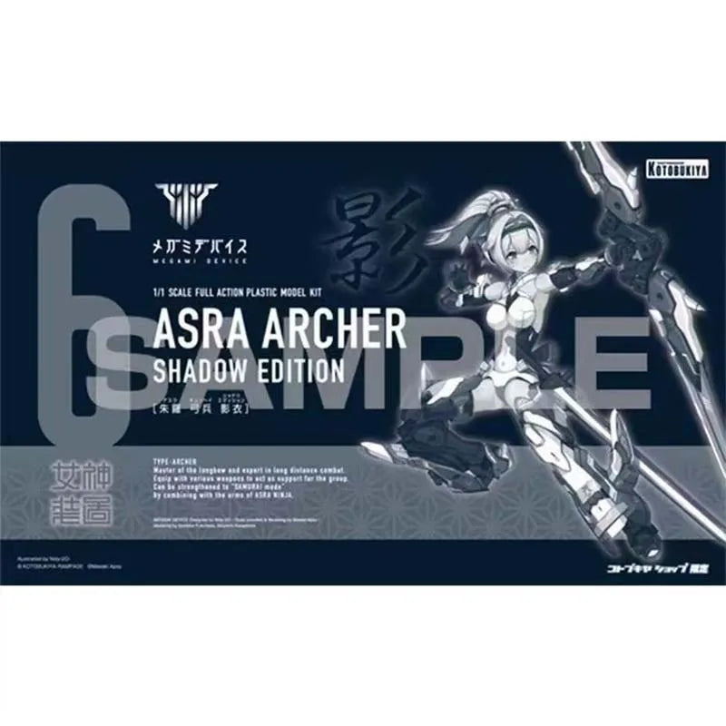 Kotobukiya Megami Device Model Kit Asra Archer Shadow Edition Anime Figure Mobile Suit Girl Action Figures Toys For Boys Gift
