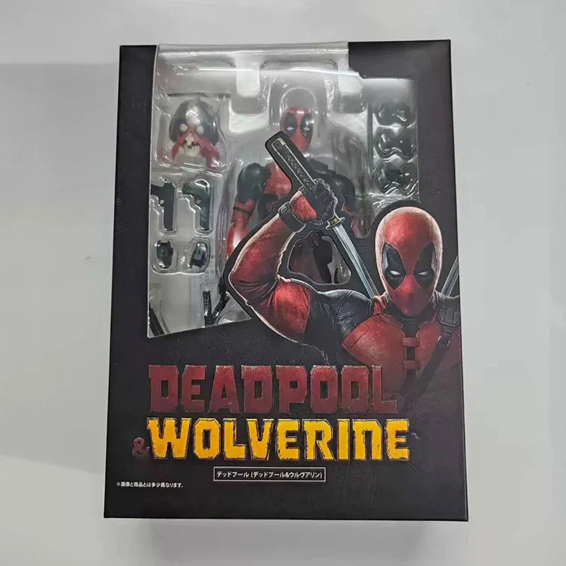 Shf Deadpool & Wolverine Action figures PVC Movable Collection X-Men Figure Figurine Movie Model Doll Kids Toys Gift