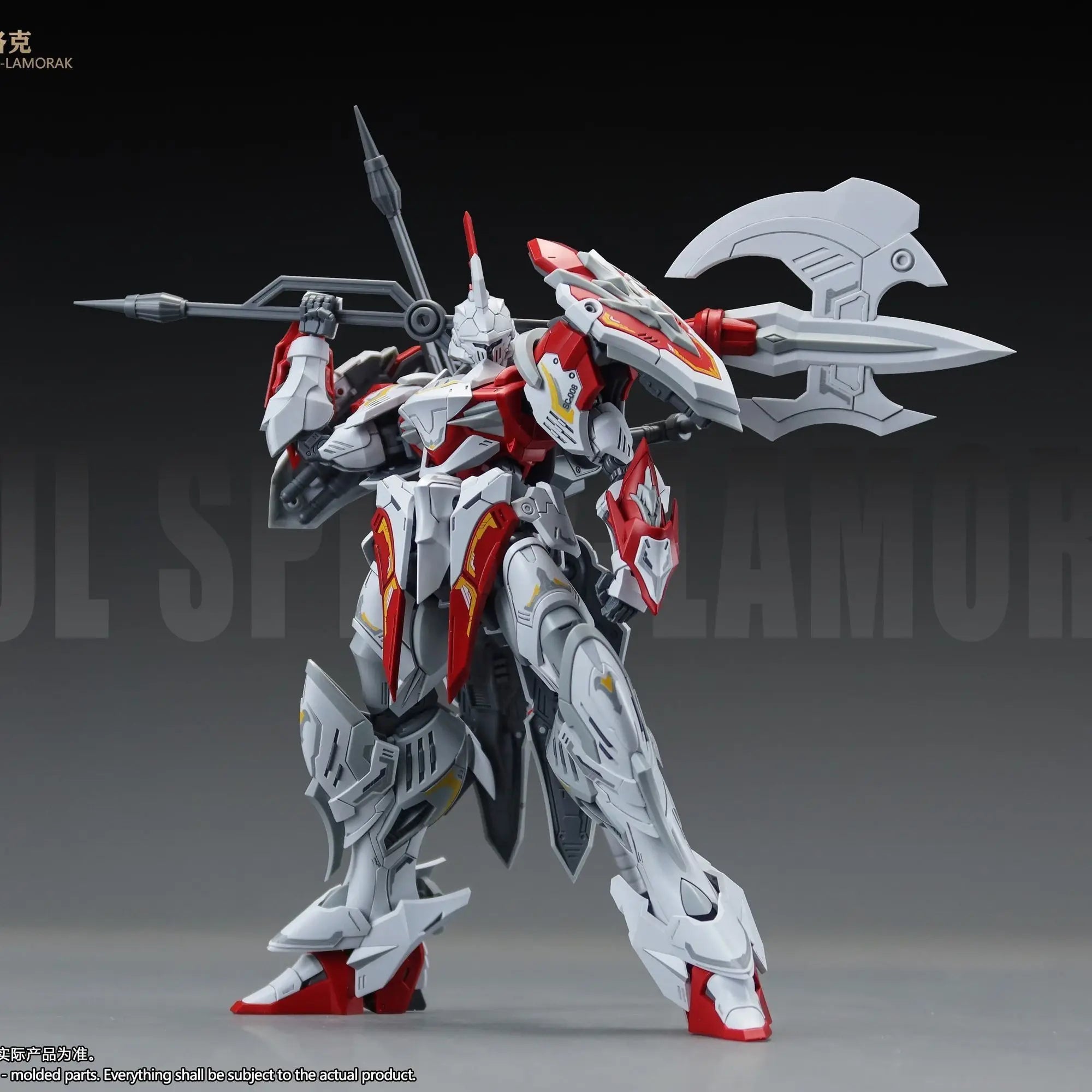 2025 New Hot Snaa Hg 1/144 Sc-008 Soul Spear-Lamorak Deluxe Edition Original Model Kit The Round Table Knights Action Figure Toy