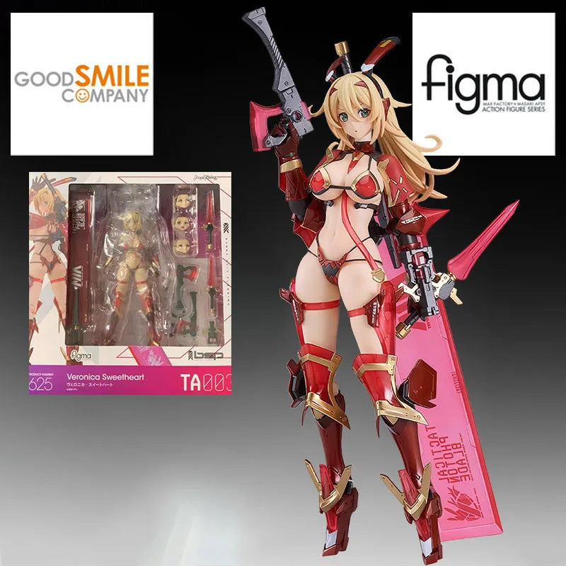 GSC Original Figma Anime Figur Veronica Sweetheart & Sophia F. Shirring & Bikini-Rüstung Actionfigur Spielzeug für Jungen Kindergeschenk