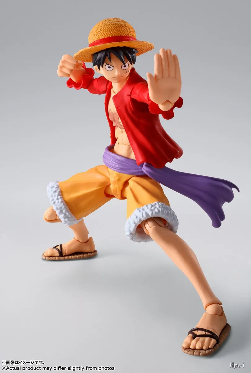 100%Original Bandai in Stock One Piece S.H.Figuarts SHF Sanji / Luffy / Zoro / Yamato The Raid on Onigashima Anime Figures Model