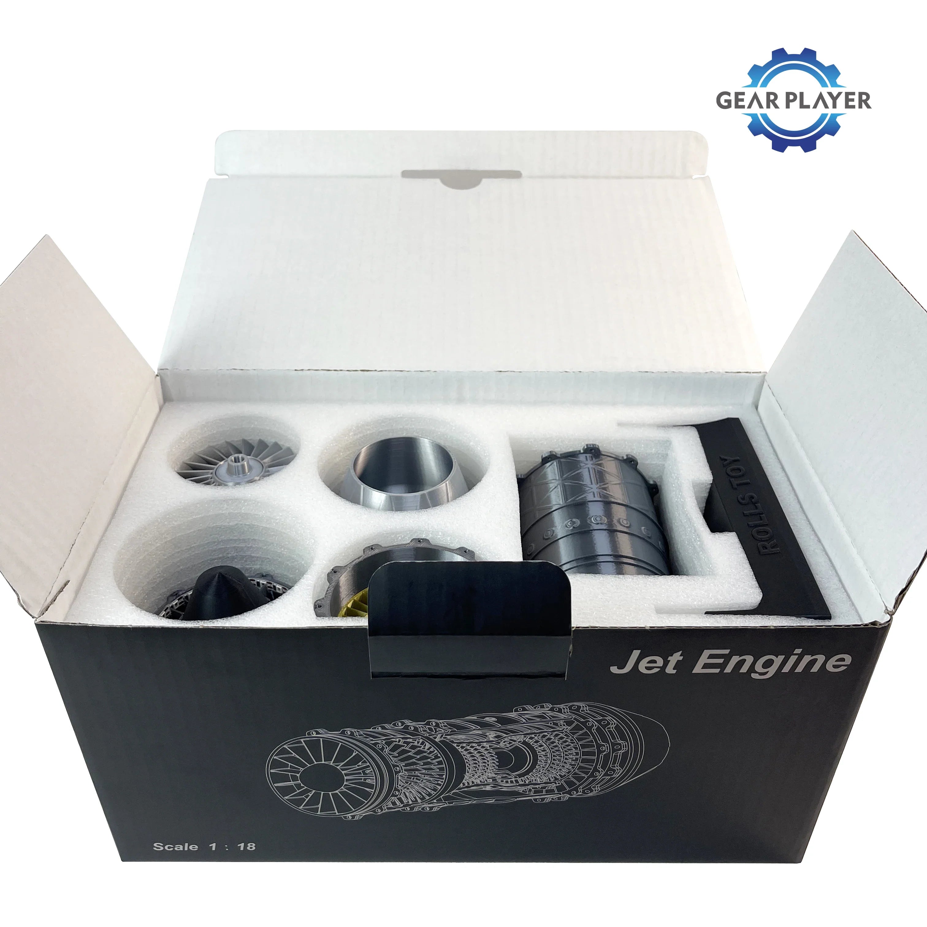 F-35 Fighter Model Toy Startable Aviation Engine High Performance Power Turbine Cool Boutique Toy Gift