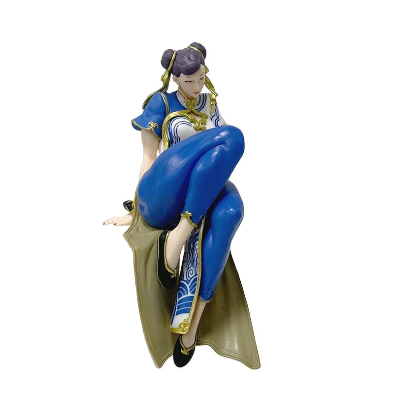 14cm Street Fighter 6 Anime Game Figure Chun-Li Action Figure Noodle Stopper Figurine Decorations PVC Collection Model Toys Gift