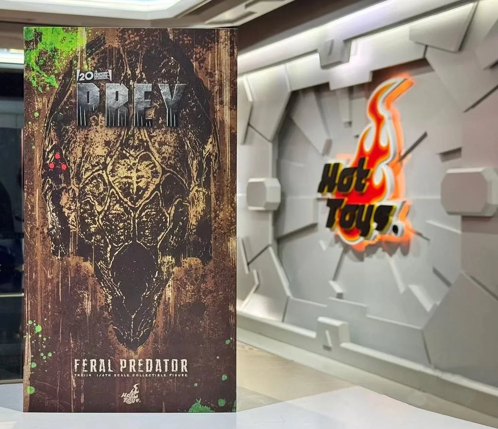 1:6 Hot Toys Iron Warrior: Prey Rage TMS114  Action Figure Feral Predator Figures Collect Dolls 37cm Hottoys Model Toy Gift