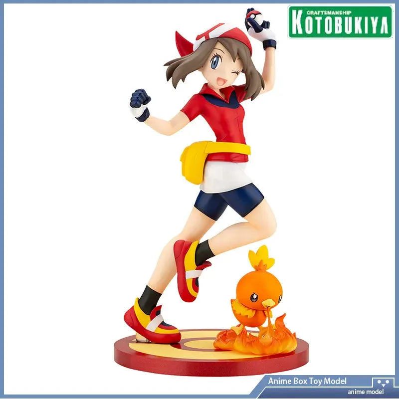 Kotobukiya  ARTFX J Pokémon May Torchic Anime Figure Model Original Product