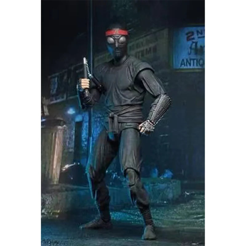 In Stock Original NECA TMNT FOOT SOLDIER Anime Action Collection Figures Model Toys