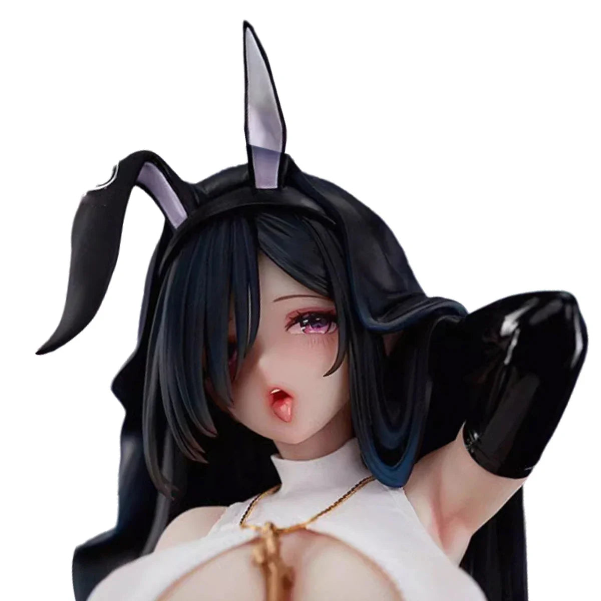 HiPlay BearPanda Rabbit Nest Serie, vierte Veröffentlichung: Black Nun, Anime-Stil Figur 1:4 Maßstab Sammlerfigur HXN