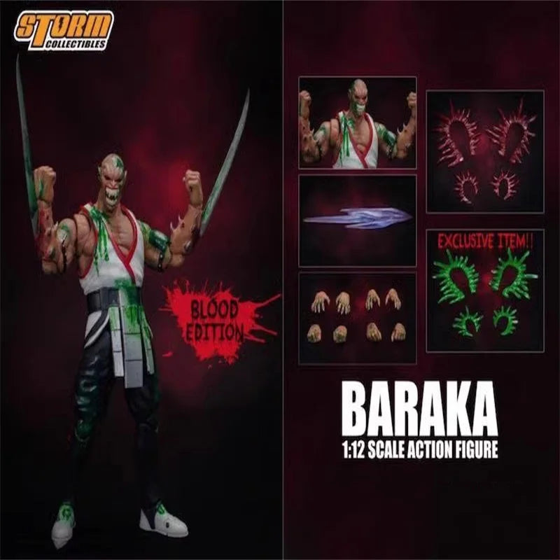 Little Storm Toys 1/12 BARAKA Double Headed Carving 6'' Action Figure In Stock