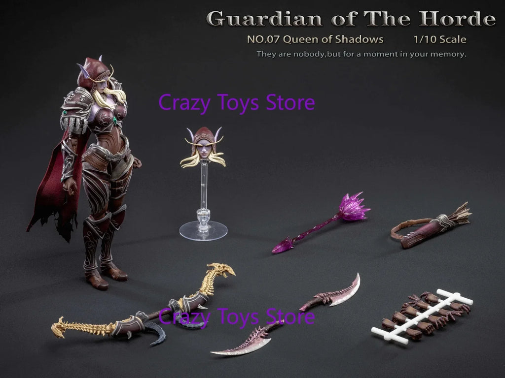 In Stock Gray Knight Studio 1/10 Horde Guardian 07 Shadow Queen Sylvanas Windrunner Action Figure Toy Collection Gift